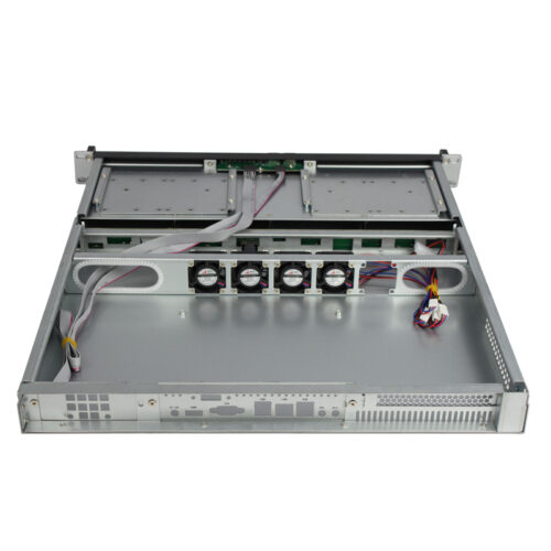 1U Server Case Model ISC-R148-4-M 7 x 7 Mainboard Four 3.5 inch HDDs or Six 2.5 inch HDDs (3)