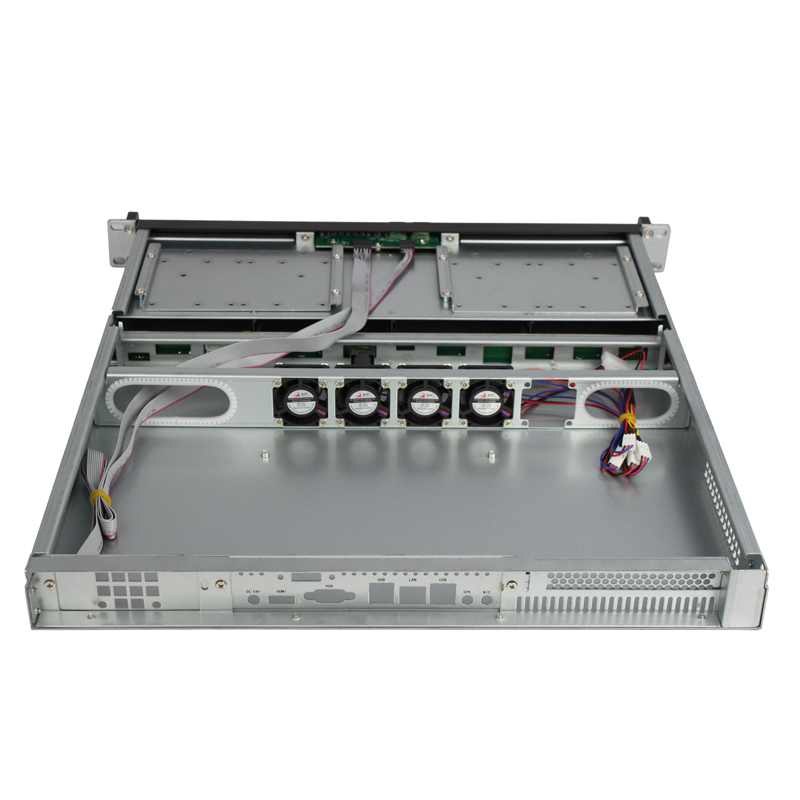 1U Server Case Model ISC-R148-4-M 7 x 7 Mainboard Four 3.5 inch HDDs or Six 2.5 inch HDDs (3)