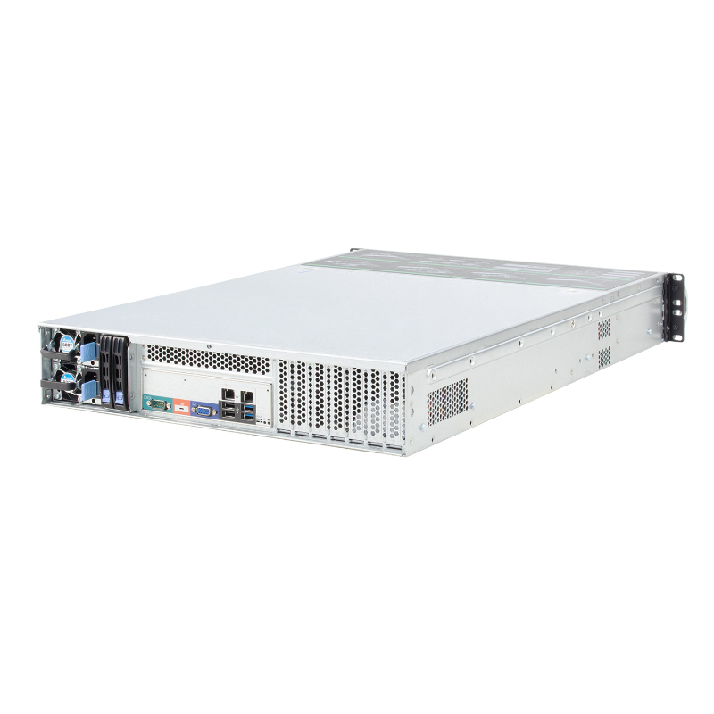 2U Server Case Model ISC-SC265-H08-T 8 Front HDDs 3 Cooling Fans (3)