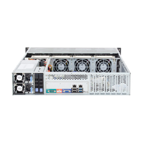 2U Server Case Model ISC-SC265-H12-T 12 Front HDDs 3 Cooling Fans (6)