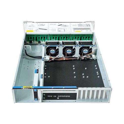 2U Server Case Model ISC-SC265B24-L 12 Hot-Swap Bays 3 Cooling Fans (2)