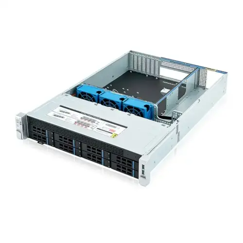 2U Server Case Model ISC-SC265C08-L 8 Hot-Swap Bays 3 Cooling Fans (4)