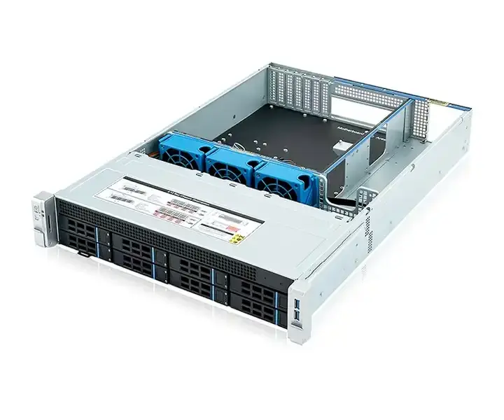 2U Server Case Model ISC-SC265C08-L 8 Hot-Swap Bays 3 Cooling Fans (4)