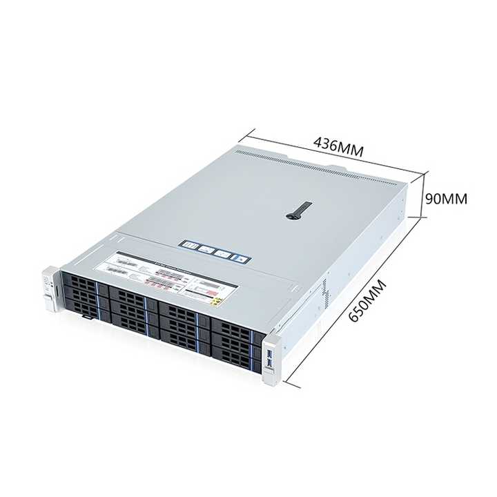 2U Server Case Model ISC-SC265C12-L 12 Hot-Swap Bays 3 Cooling Fans (6)