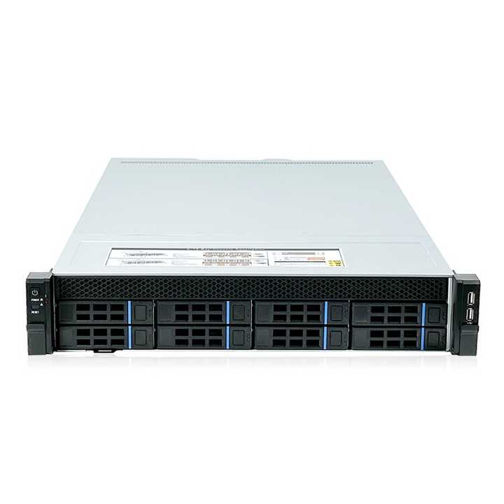 2U Server Case Model ISC-SC265F08-L 8 Hot-Swap Bays 3 Cooling Fans (4)