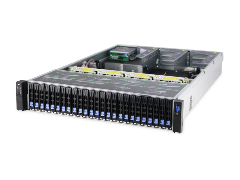 2U Server Case Model ISC-SC278S-H25-T 25 Front HDDs 4 Cooling Fans (7)