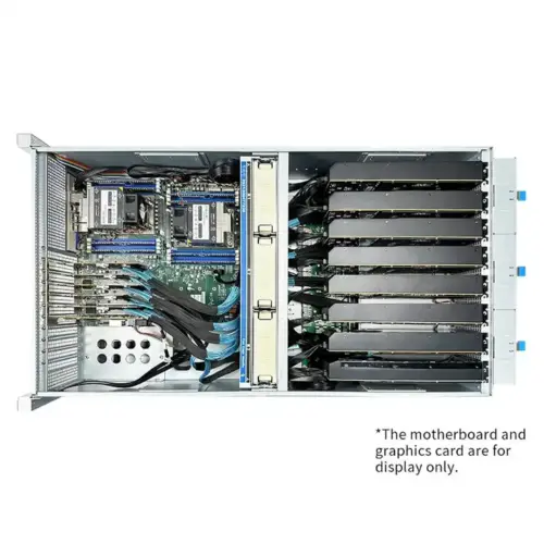 4U GPU Server Case ISC-GS4U800-B2 SAS Hot Swap HDD (4)