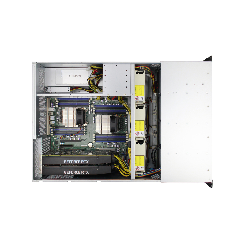 4U Server Case Model ISC-SC465-H08-T 8 Front HDDs 7 Expansion Slots (7)