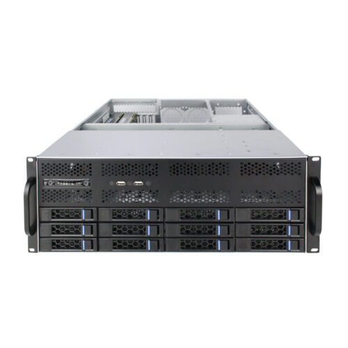 4U Server Case Model ISC-SC465-H12-T 12 Front HDDs 7 Expansion Slots (7)
