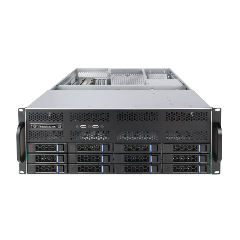 4U Server Case Model ISC-SC465-H12-T 12 Front HDDs 7 Expansion Slots (7)