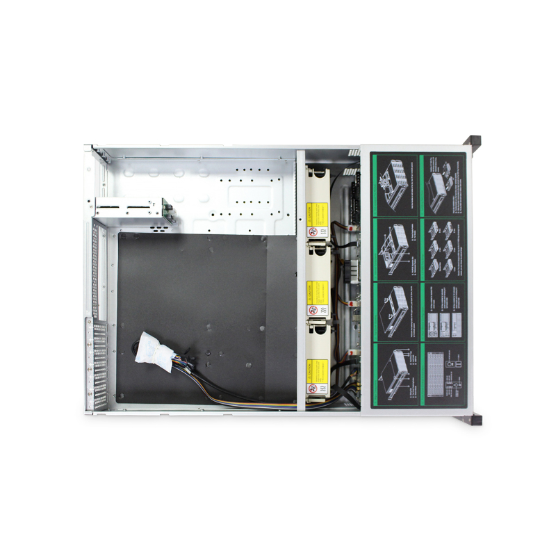 4U Server Case Model ISC-SC465-H36-T 24 Front HDDs 12 Rear HDDs 7 Expansion Slots (1)
