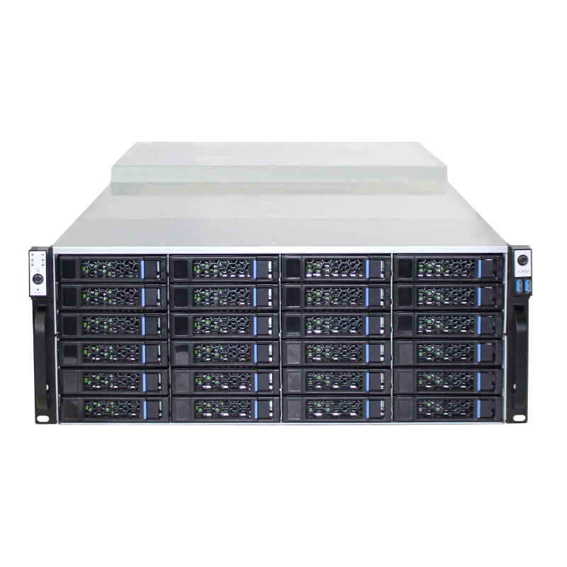 4U Server Case Model ISC-SC485-H24-T 24 Front 2.5 inch HDDs 16 Expansion Slots (2)