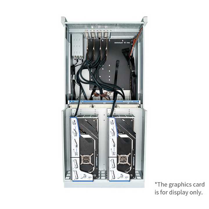 5U GPU Server Case ISC-GS5U890-51 6Gbs SAS Backplane 11 PCIe Slots