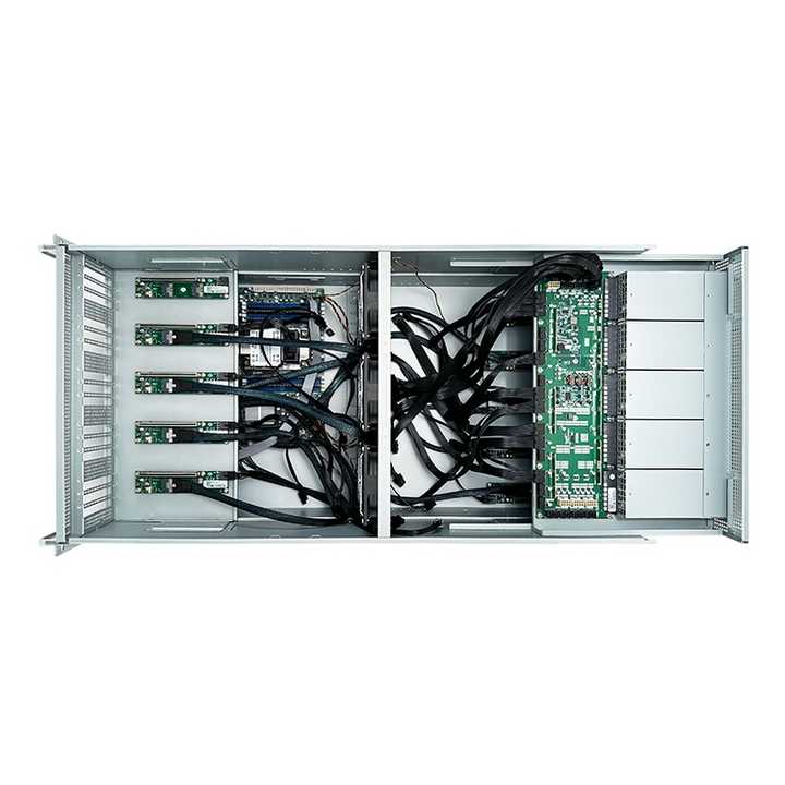 6U GPU Server Case Model ISC-GS6U860-61 6Gbs SAS Backplane 8 PCIe Slots