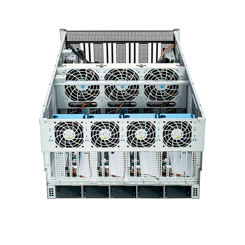 6U GPU Server Case Model ISC6U860A 6Gbs SATA Backplane 13 PCIe Slots (5)